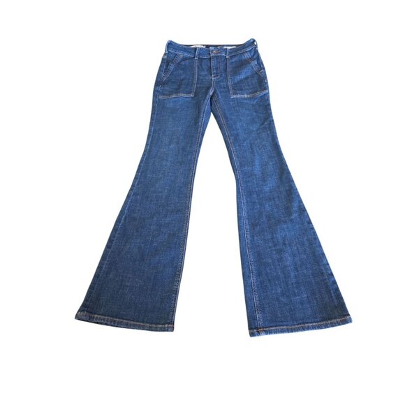 anthropologie pilcro and the letterpress High Rise Bootcut Jeans Women's 28 - Picture 1 of 11